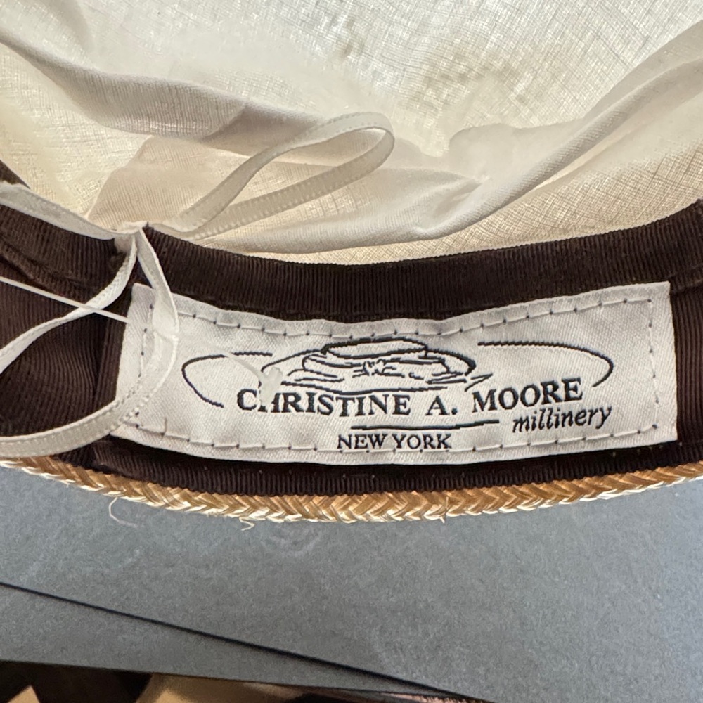 Women’s Kentucky Derby Church Hat Christine A Moore Millinery like new condition - Picture 2 of 6
